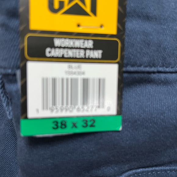 Caterpillar Jeans Cat Catapillar Mens Workwear Carpenter Blue Denim